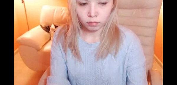  Confused Depressed Blonde Bitch is Waiting for Your Cum on Her Beautiful Face